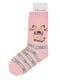 Шкарпетки рожеві з принтом | 5582184