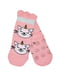 Шкарпетки рожеві з принтом | 5582207