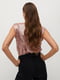 Блуза розовая с декором | 5580081 | фото 5