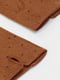 Перчатки коричневые в горошек | 5582110 | фото 2