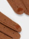 Перчатки коричневые в горошек | 5582110 | фото 3