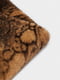 Шарф коричневый в анималистический принт | 5582152 | фото 3