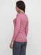Пуловер кольору фрезії з візерунком | 5584558 | фото 3