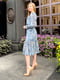 Платье голубое в цветочный принт | 5579271 | фото 4