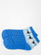 Шкарпетки сині у принт | 5584921 | фото 2