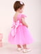 Платье розовое с декором | 5590484 | фото 2