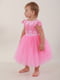 Платье розовое с декором | 5590484 | фото 3