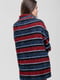 Длинный свободный свитер с широким горлом. Состав: 50% - шерсть, 50% - акрил. Цвет: красный с синим. Параметры модели на фото: 87*65*90. Рост модели на фото: 175 см Размер на модели: М. | 5592243 | фото 3