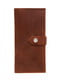 Шкіряний гаманець з натуральної шкіри коричневого кольору | 5592246