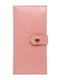 Шкіряний гаманець з натуральної шкіри рожевого кольору | 5592253