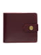 Шкіряний гаманець з натуральної шкіри бордового кольору | 5592260