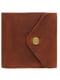 Шкіряний гаманець з натуральної шкіри коричневого кольору | 5592275