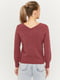 Пуловер кирпичного цвета | 5595610 | фото 2