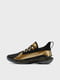Кросівки чорно-золотистого кольору UA TB Curry 7 3023300-002 | 5602745 | фото 4