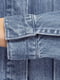 Куртка джинсовая синяя | 5602869 | фото 4