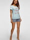 Пижама: футболка и шорты | 5603556 | фото 3