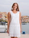 Платье пляжное белое | 5601226