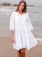 Платье пляжное белое | 5601230