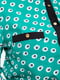 Блуза зеленая в принт | 5604112 | фото 5