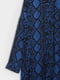 Сукня синя в анімалістичний принт | 5604792 | фото 2