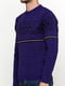 Джемпер фиолетовый с орнаментом | 5607432 | фото 3