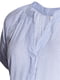 Рубашка для беременных бело-голубого цвета в полоску | 5608740 | фото 3