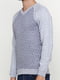 Пуловер серо-голубой | 5211471 | фото 6