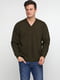 Пуловер кольору хакі | 5610305