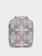 Сумка-рюкзак разноцветная в цветочный принт | 5610278