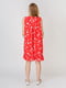 Сукня червоного кольору з квітковим принтом | 5609569 | фото 2
