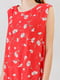 Сукня червоного кольору з квітковим принтом | 5609569 | фото 3