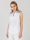 Блуза-рубашка белая с орнаментом | 5609658