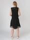 Платье черное с принтом | 5609661 | фото 2
