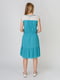 Сукня бірюзового кольору з візерунком | 5609632 | фото 2