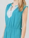 Сукня бірюзового кольору з візерунком | 5609632 | фото 3