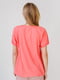 Футболка-блуза коралового кольору | 5609602 | фото 2
