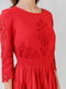 Сукня червоного кольору з візерунком | 5609665 | фото 3
