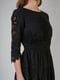Сукня чорна з візерунком | 5609551 | фото 3
