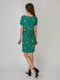 Платье зеленое с цветочным принтом | 5609567 | фото 2