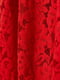 Сукня червоного кольору з мереживом | 5612978 | фото 2