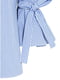 Блуза голубого цвета в полоску | 5613004 | фото 3