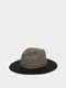 Шляпа черная в полоску | 5614422