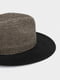 Шляпа черная в полоску | 5614422 | фото 2