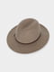 Шляпа кофейного цвета | 5614423 | фото 3