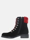 Ботинки черно-красные | 5614159 | фото 2