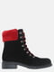 Ботинки черно-красные | 5614159 | фото 3