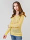 Пуловер жовтий | 5615189