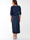 Сукня синя з декором | 5618836 | фото 2