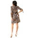 Сукня коричнева з принтом | 5360339 | фото 2
