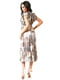 Сукня А-силуету сіра з принтом | 5360357 | фото 2